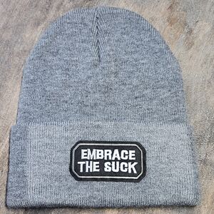 NWT Gray Knit Beanie Hat